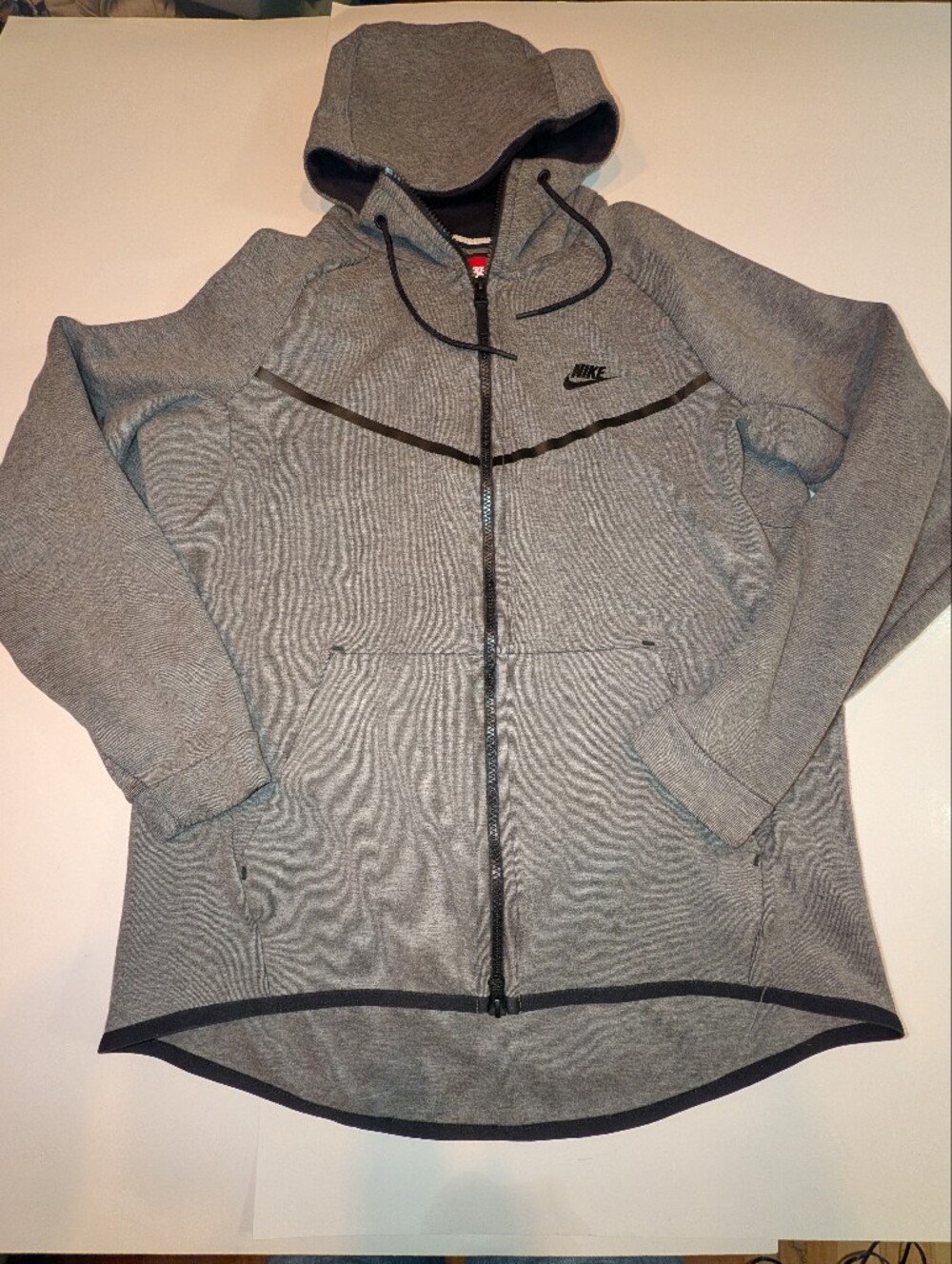 Men's Nike Tech Fleece Full Zip Hoodie Jacket, Large